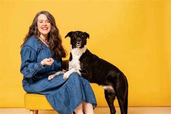 Niki Schwartz-Wright with her dog