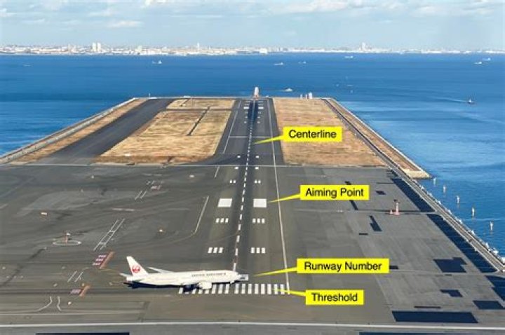 On a runway.
