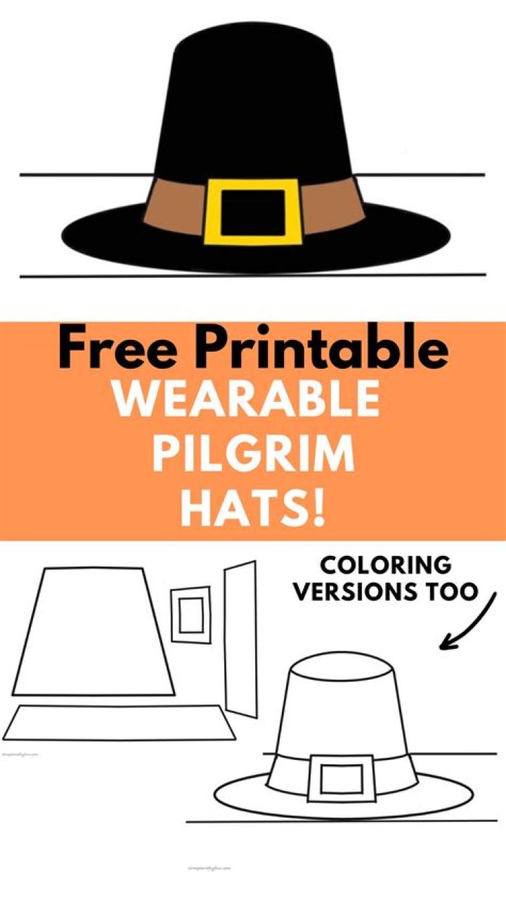 Paper Pilgrim Hat