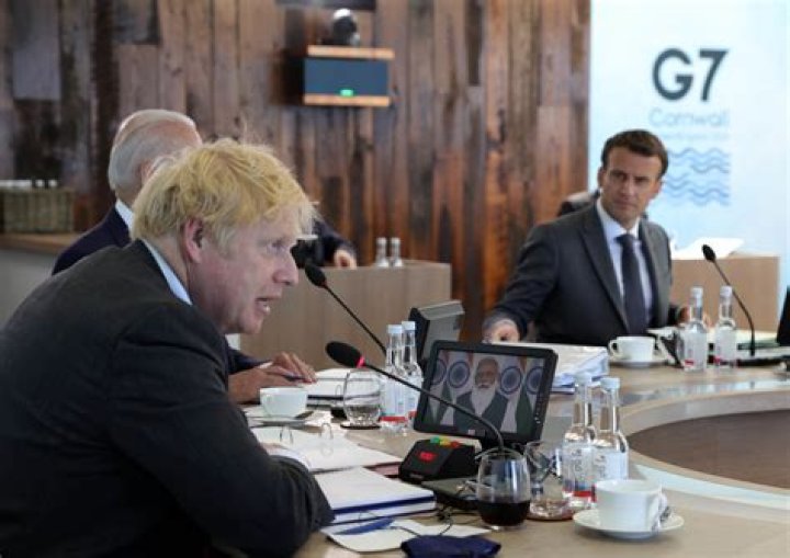 Prime Minister Boris Johnson G7 Summit Day One