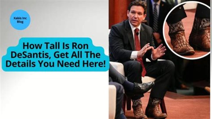 Ron DeSantis height: How tall is Ron DeSantis?
