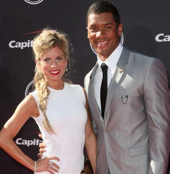 Russell Wilson and Ashton Meem