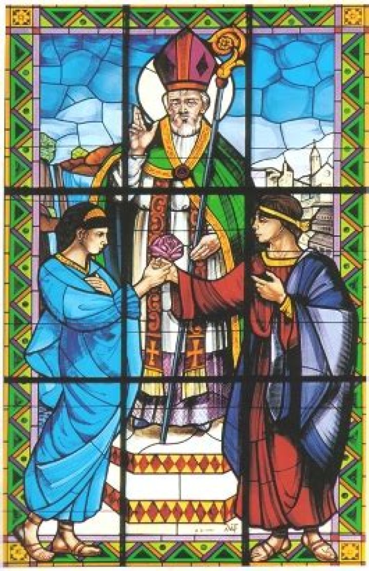 Saint Valentine Officiating Marriage