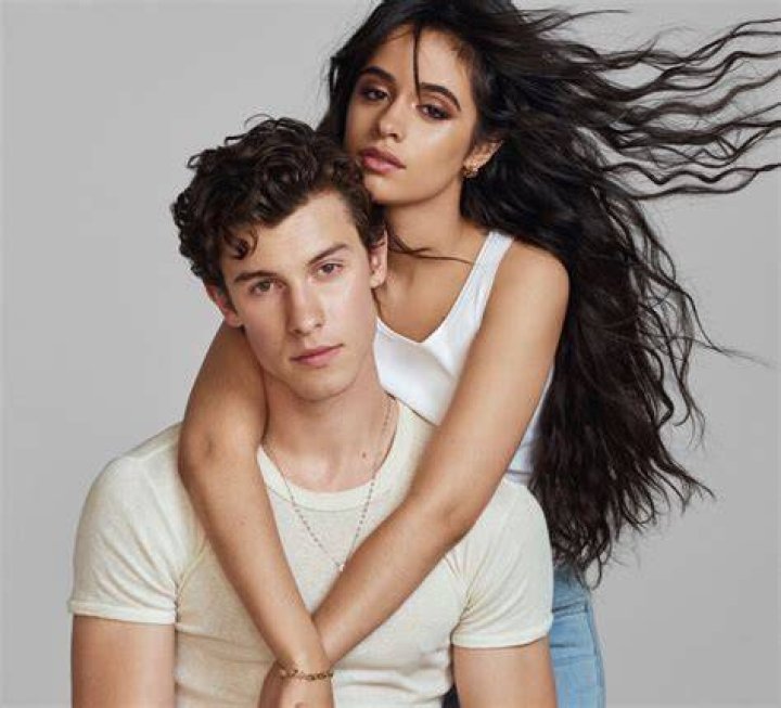 Shawn Mendes, Camila Cabello in the press room at the 2019 American Music Awards at Microsoft Theater on November 24, 2019 in Los Angeles, California.&Acirc;&copy; J Graylock/jpistudios.com