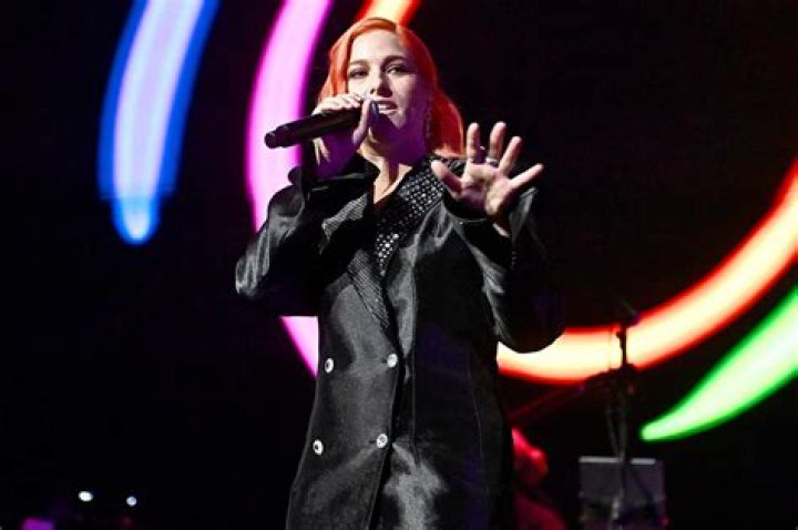 Singer Cassadee during the final season of the The Voice, competition
