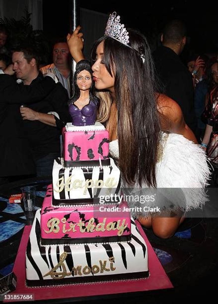 Snooki at her birthday party