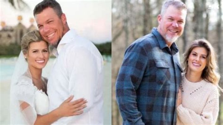 Taylor Higgins and Chipper Jones On Their Big Day