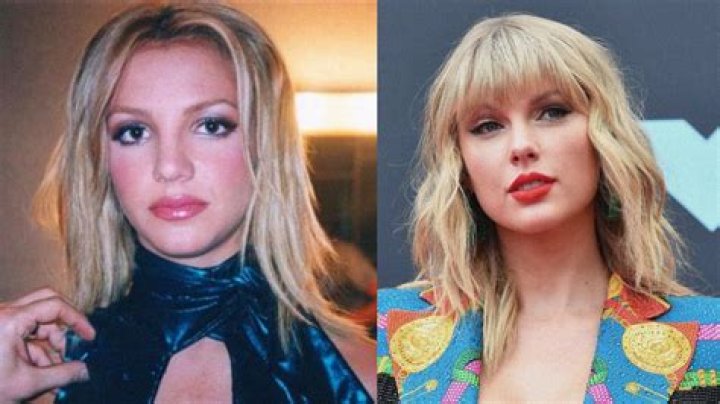 Taylor Swift and Britney Spears in the audience at the 2008 MTV Video Music Awards at Paramount Pictures Studios on September 7, 2008 in Los Angele...