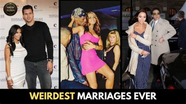 The 10 Weirdest Celebrity Marriages Ever