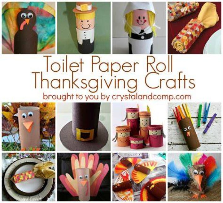 Toilet Paper Roll Thanksgiving Characters