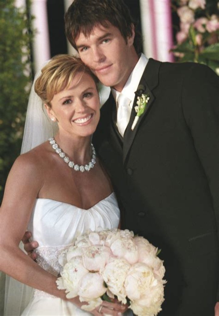 Trista with her husband, attending an event show.