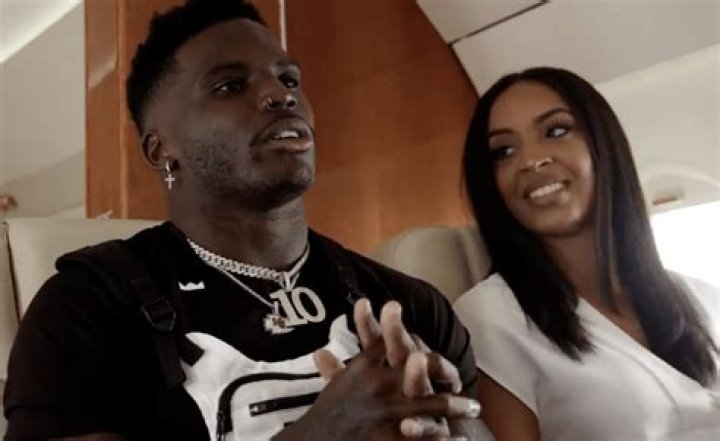 Tyreek Hill with his rumored girlfriend Mary Isabel.