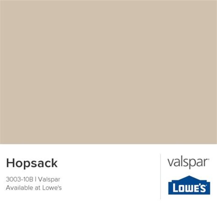 What color is Valspar Hopsack?