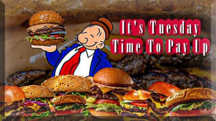 What did wimpy say about a hamburger?