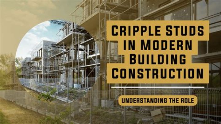 What is a cripple stud in construction?