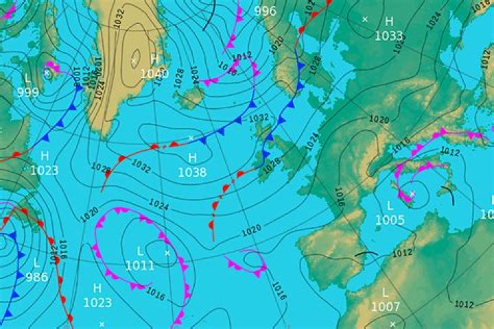 What is an isobar on a weather map?