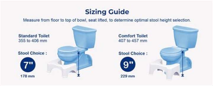 What is the best height for a squatty potty?