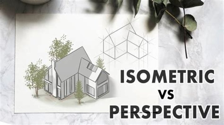 What is the difference between isometric and perspective drawings?