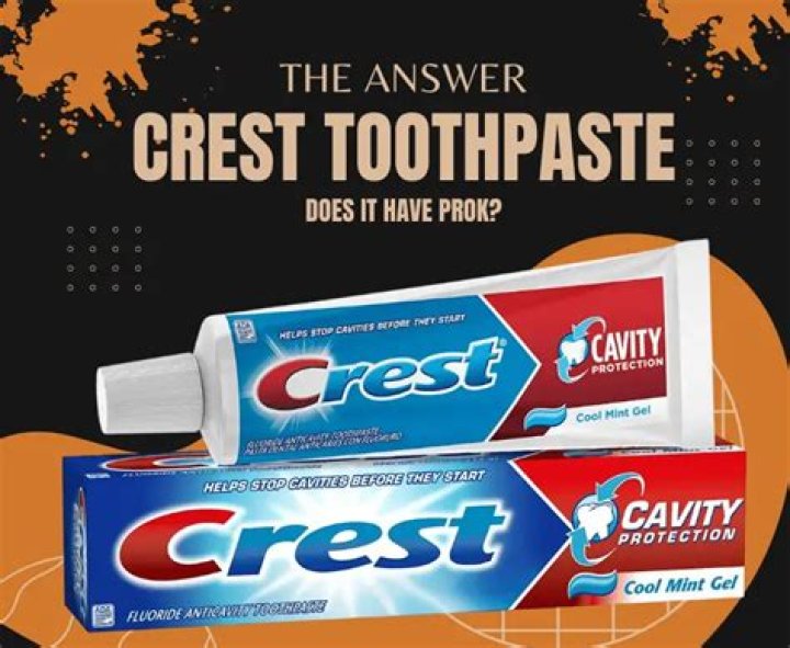 Which toothpaste has pork in it?