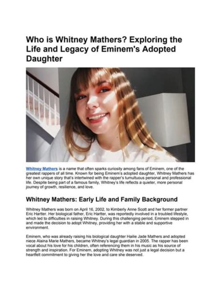 Whitney Scott Mathers came out as non-binary &ndash; introducing as Stevie (they/she/he)!