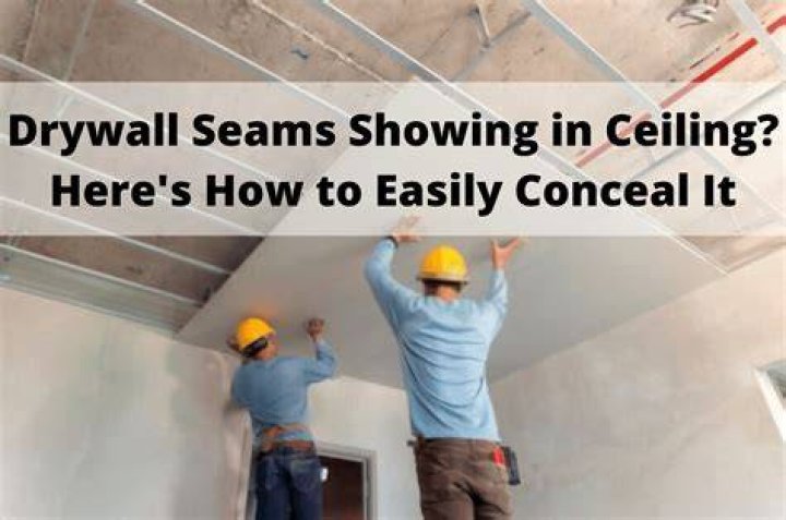 Why are my drywall seams showing?