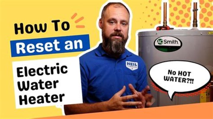 Why do I keep having to reset my water heater?