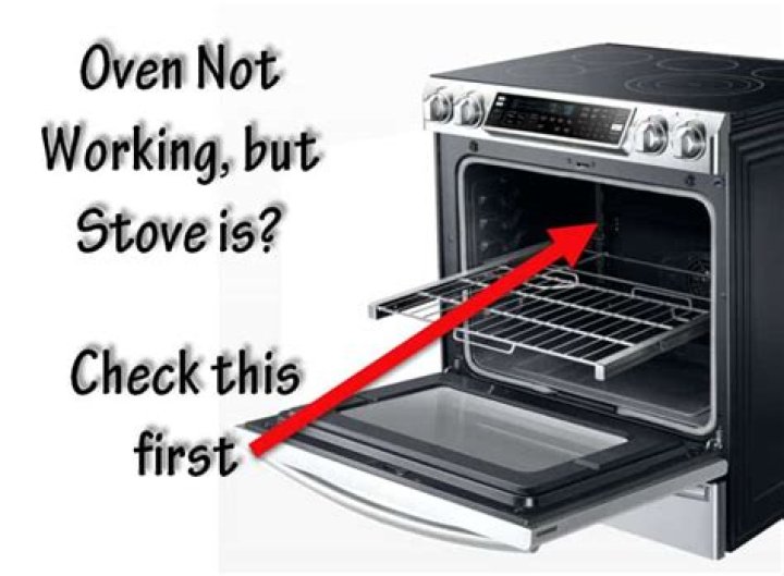 Why does my stove work but not my oven?