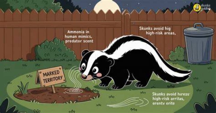 Will human urine keep skunks away?