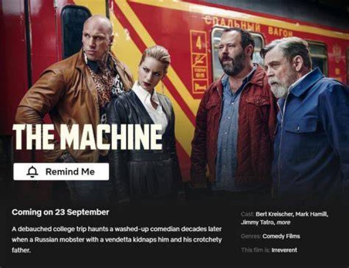 Will The Machine starring Mark Hamill be on Netflix?