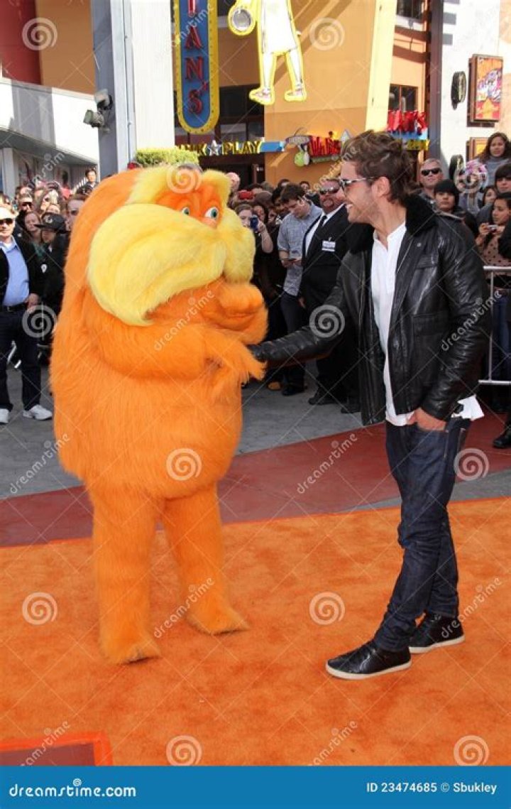 Zac Efron at The Lorax premiere